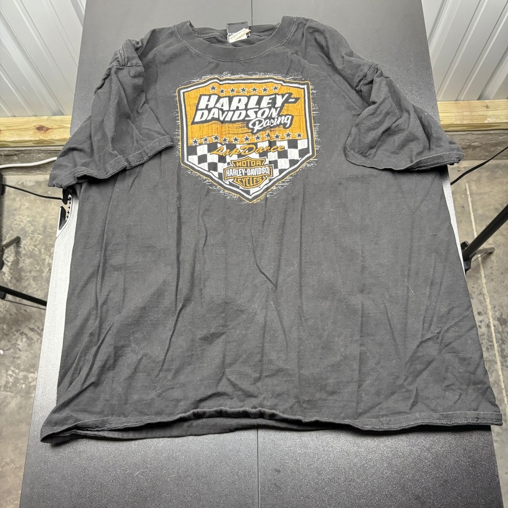 Harley Davidson Racing Lap Dance T Shirt Barnett El‎ Paso Texas XL